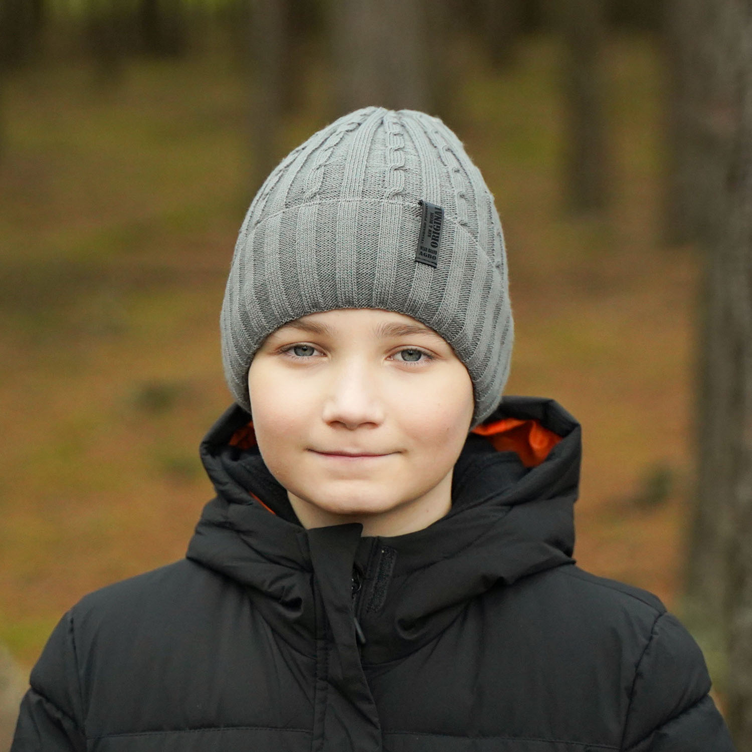 Boy's winter hat burgund Lucas