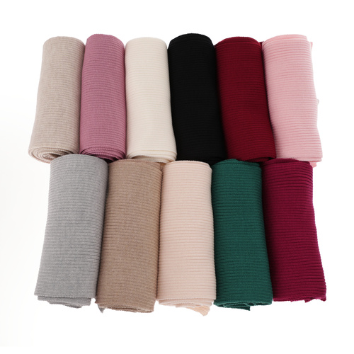 Women's winter scarf black 100% extra fine merino wool Jessica