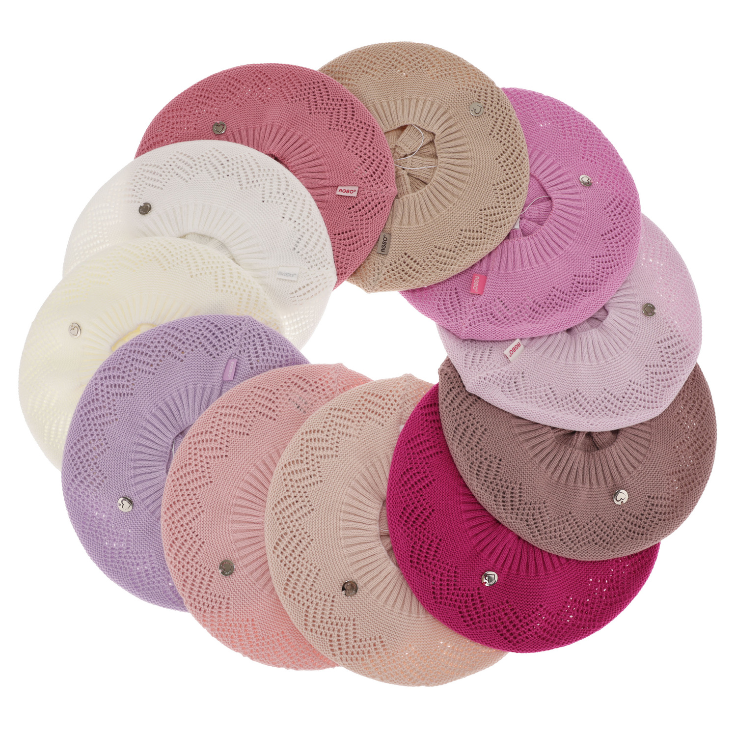 Girl's spring/ autumn beret beige Filadelfia