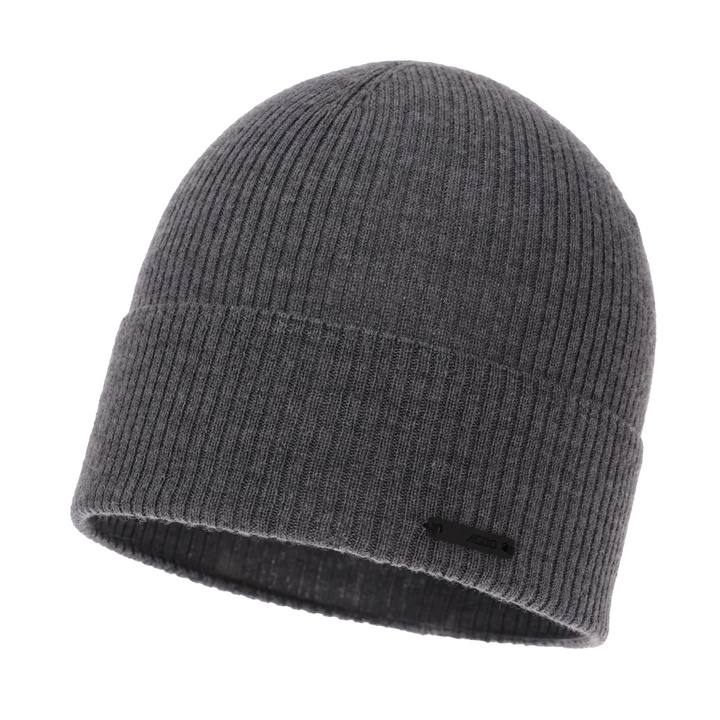 Men's spring, autumn hat grey 100% merino wool Fleur