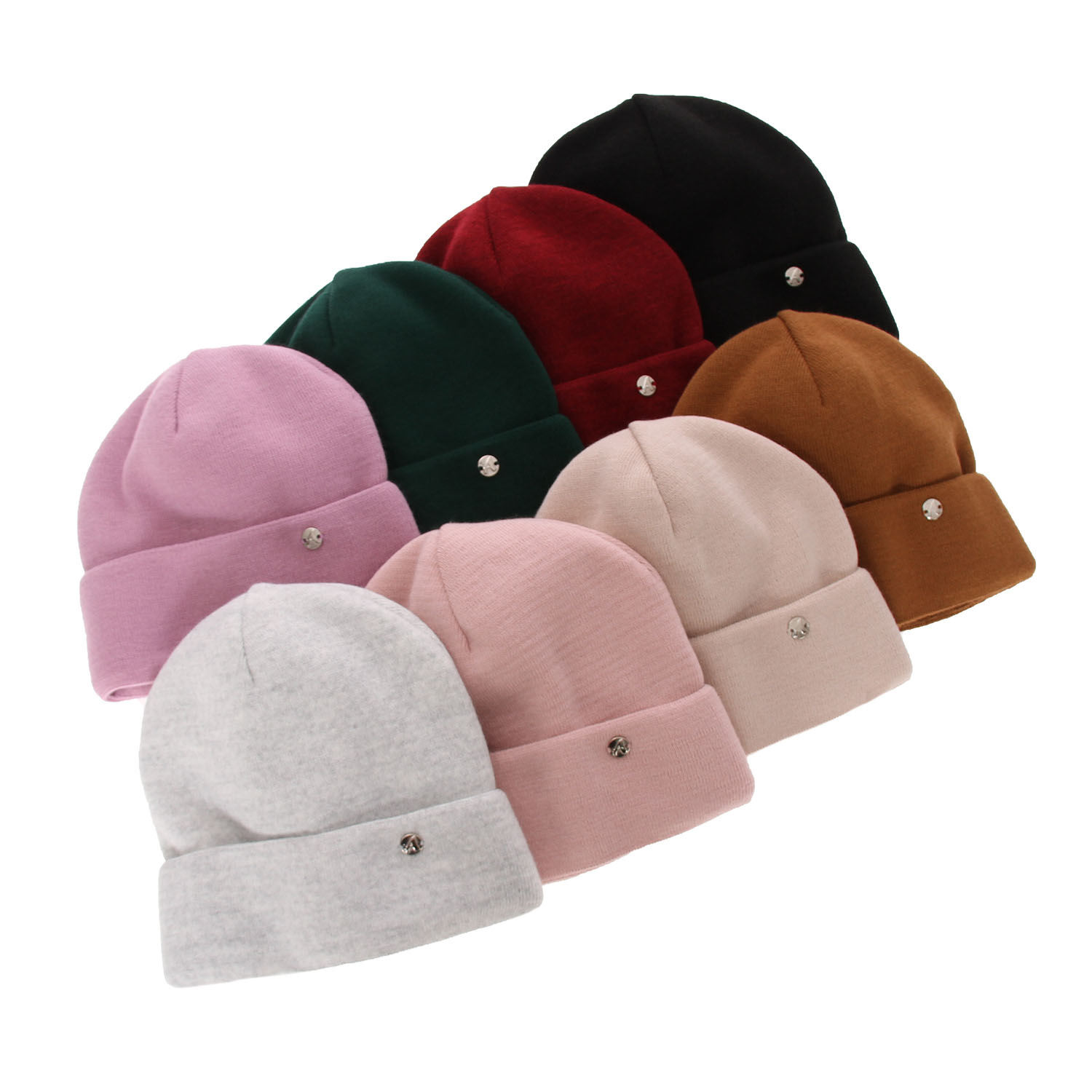 Woman's winter hat black Silver