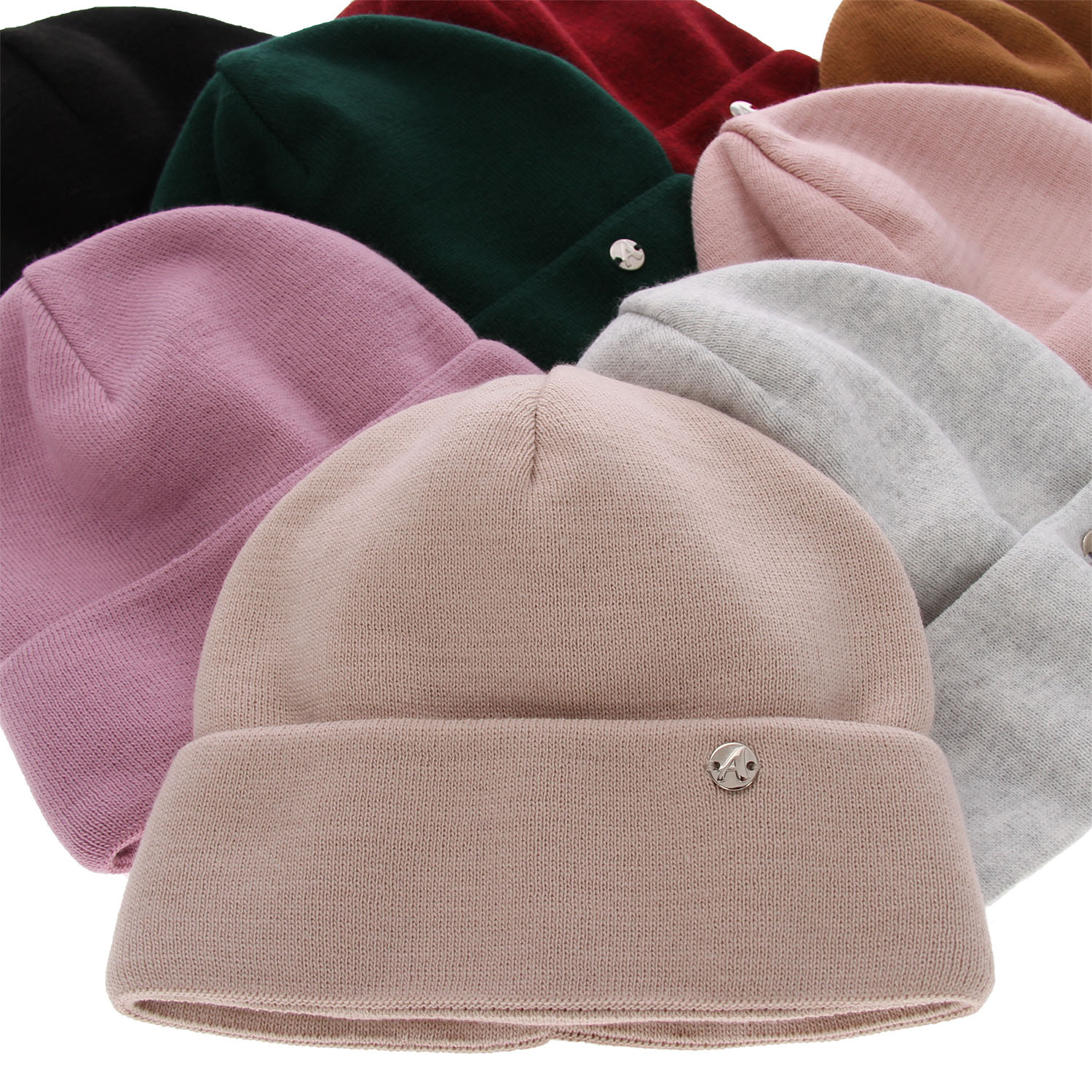 Woman's winter hat black Silver