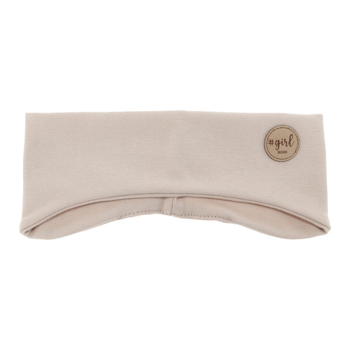 Girl's autumn, spring headband, beige Maranta