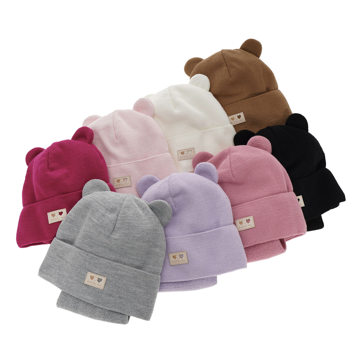 Girl's winter set: hat and tube scarf grey Xantia
