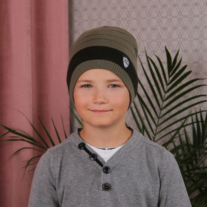 Boy's winter/ autumn hat grey Kenet