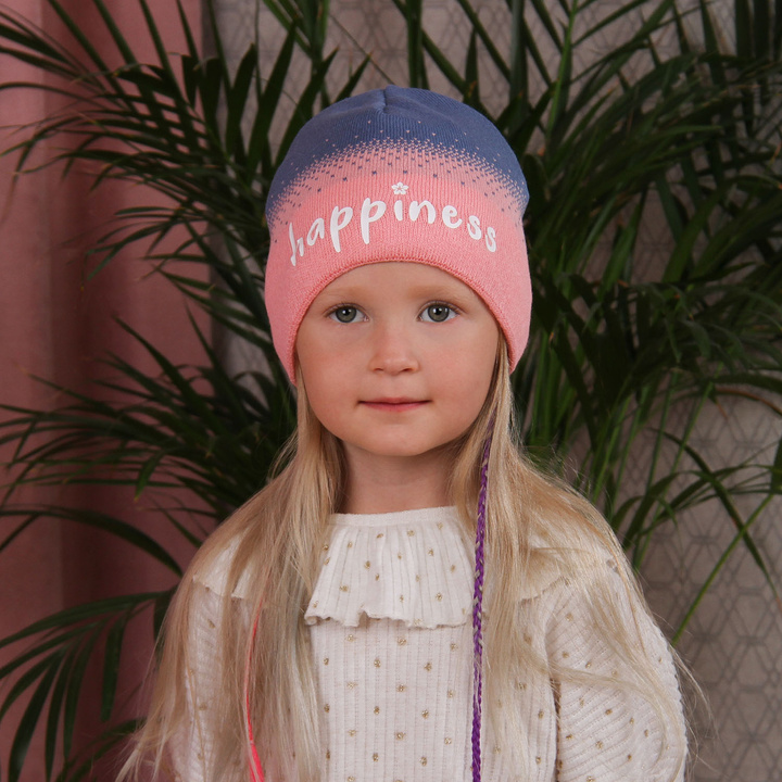 Girl's winter/ autumn hat pink Lana