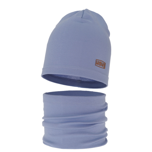 Boy's spring/ autumn set: hat and tube scarf blue Frizer