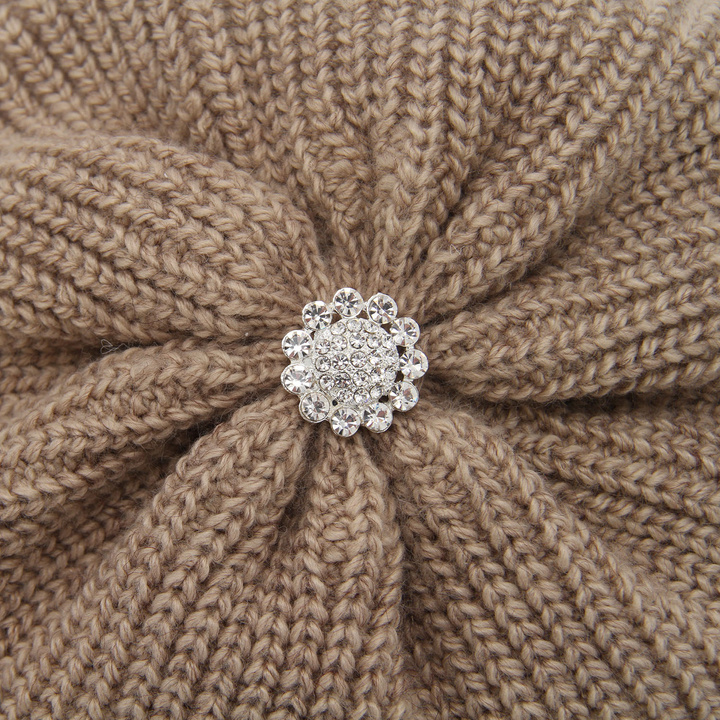 Girl's winter set: hat and scarf beige Lambada