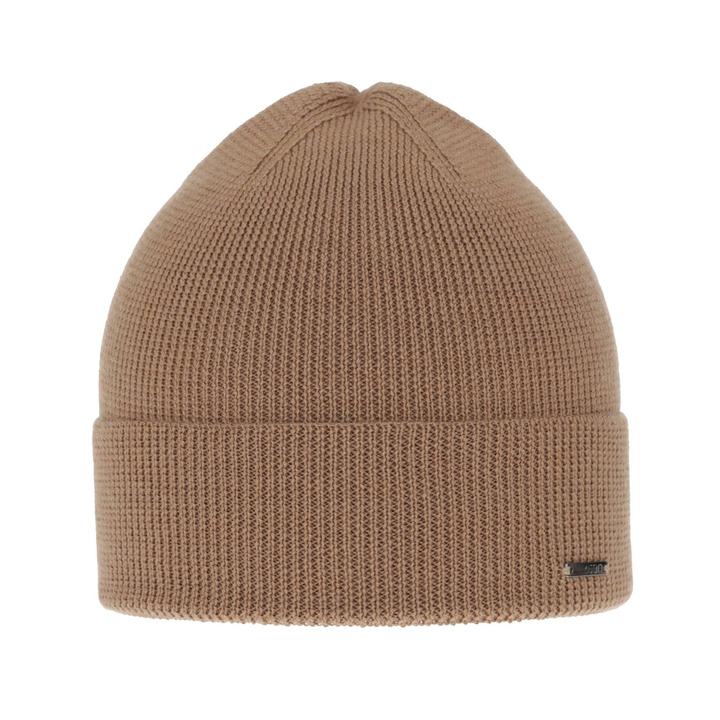 Men's spring and winter hat camel 100% extra fine merino wool Memfis