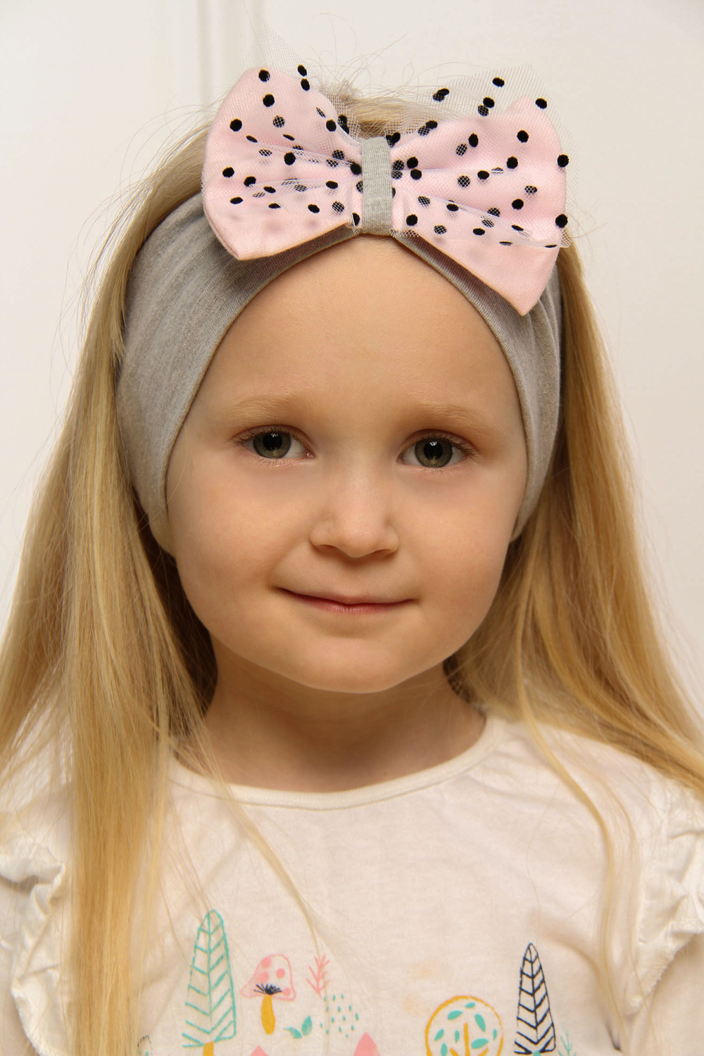 Girl's spring/ autumn headband ecru Celinka
