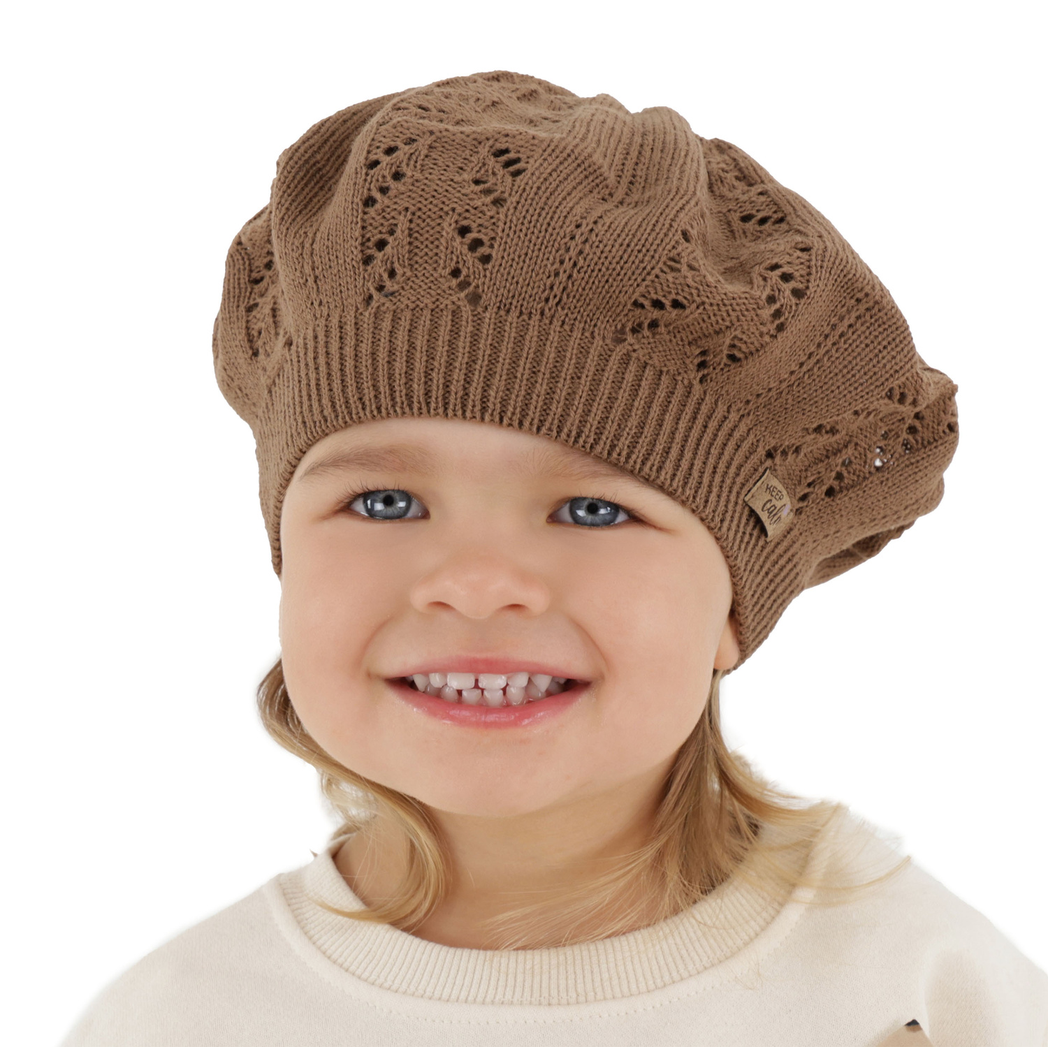 Girl's spring/ autumn hat, pink, Kevira