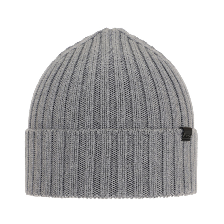 Men's winter hat grey Nathan 100% Extra Fine Merino Wool			