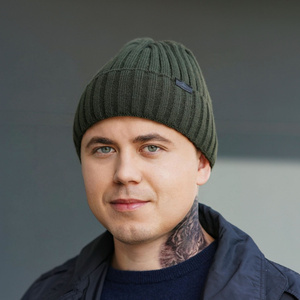 Men's winter hat grey Vincent