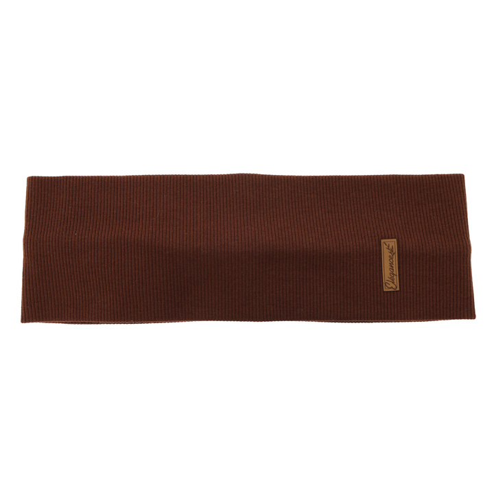 Women's autumn, spring, headband, brown, cotton Sharon
