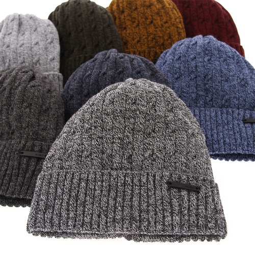 Men's winter hat burgund Mishel