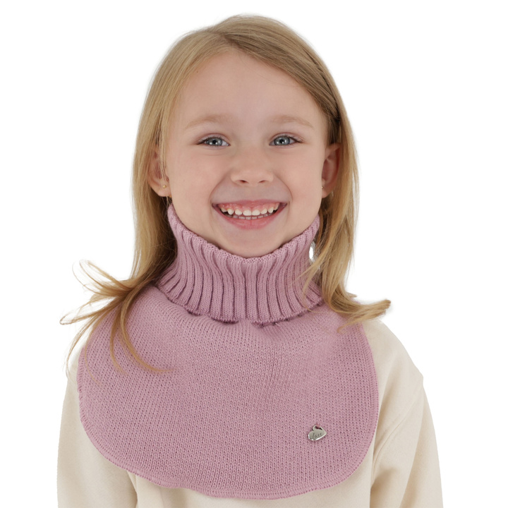 Girl's winter tube scarf violet Pixi