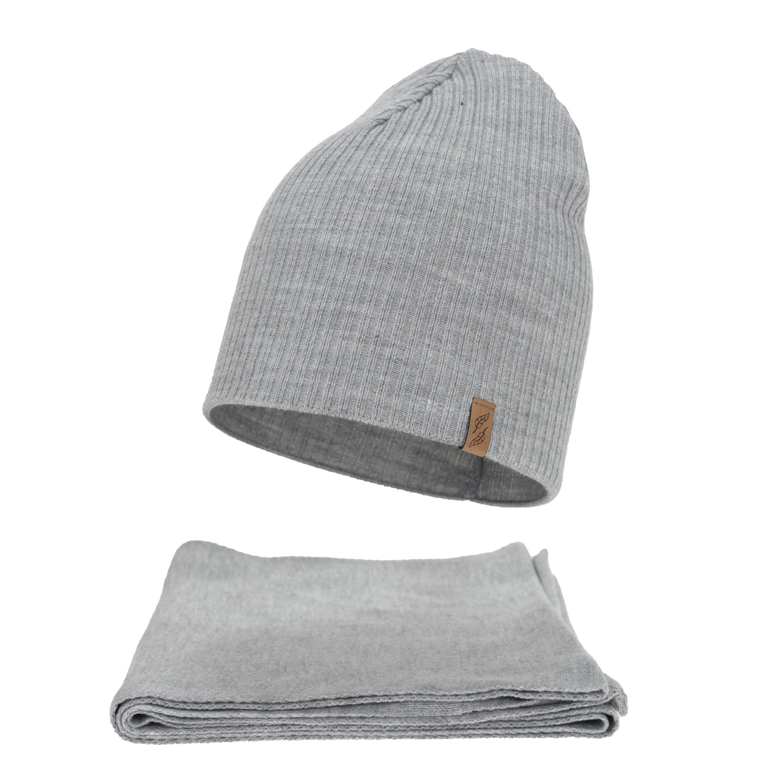 Woman's winter set: hat and scarf, pink, Fena