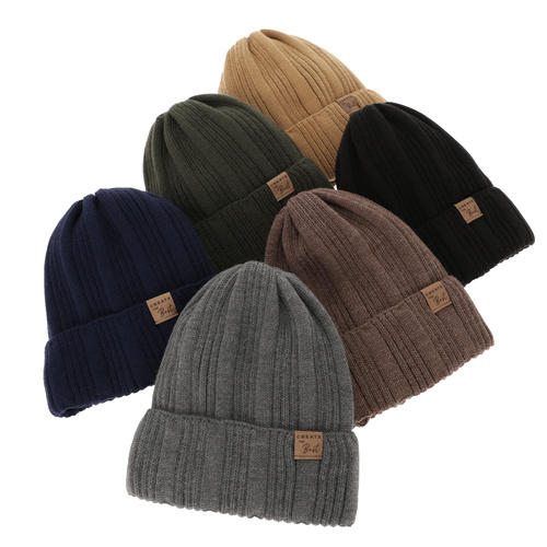 Boy's winter set: hat and tube scarf camel Klaris