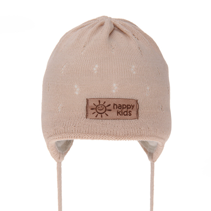 Boy's spring/ autumn hat beige Bobi