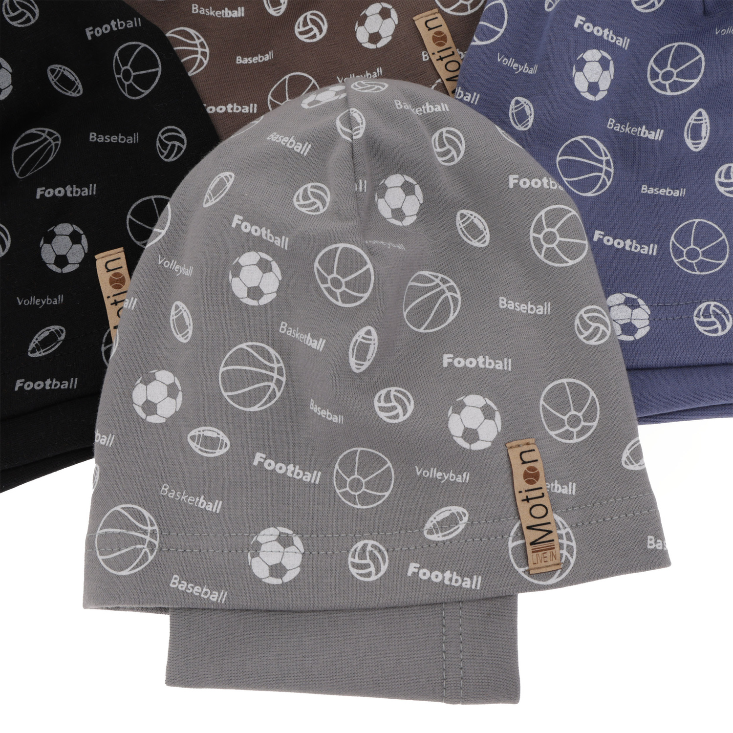 Boy's spring/ autumn set: hat and tube scarf grey Paolo