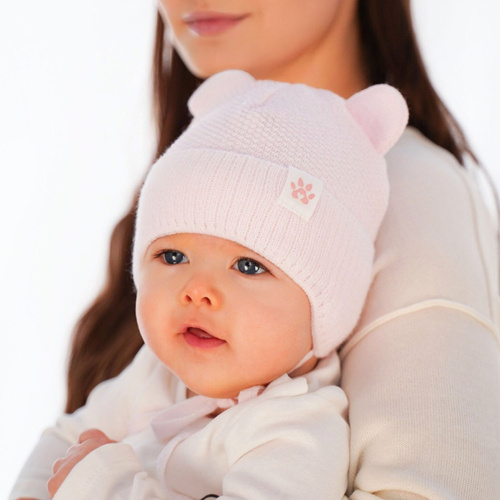 Girl's winter hat beige Lala