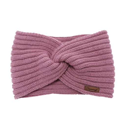 Woman's winter headband, heather, 100% merino wool, Veka