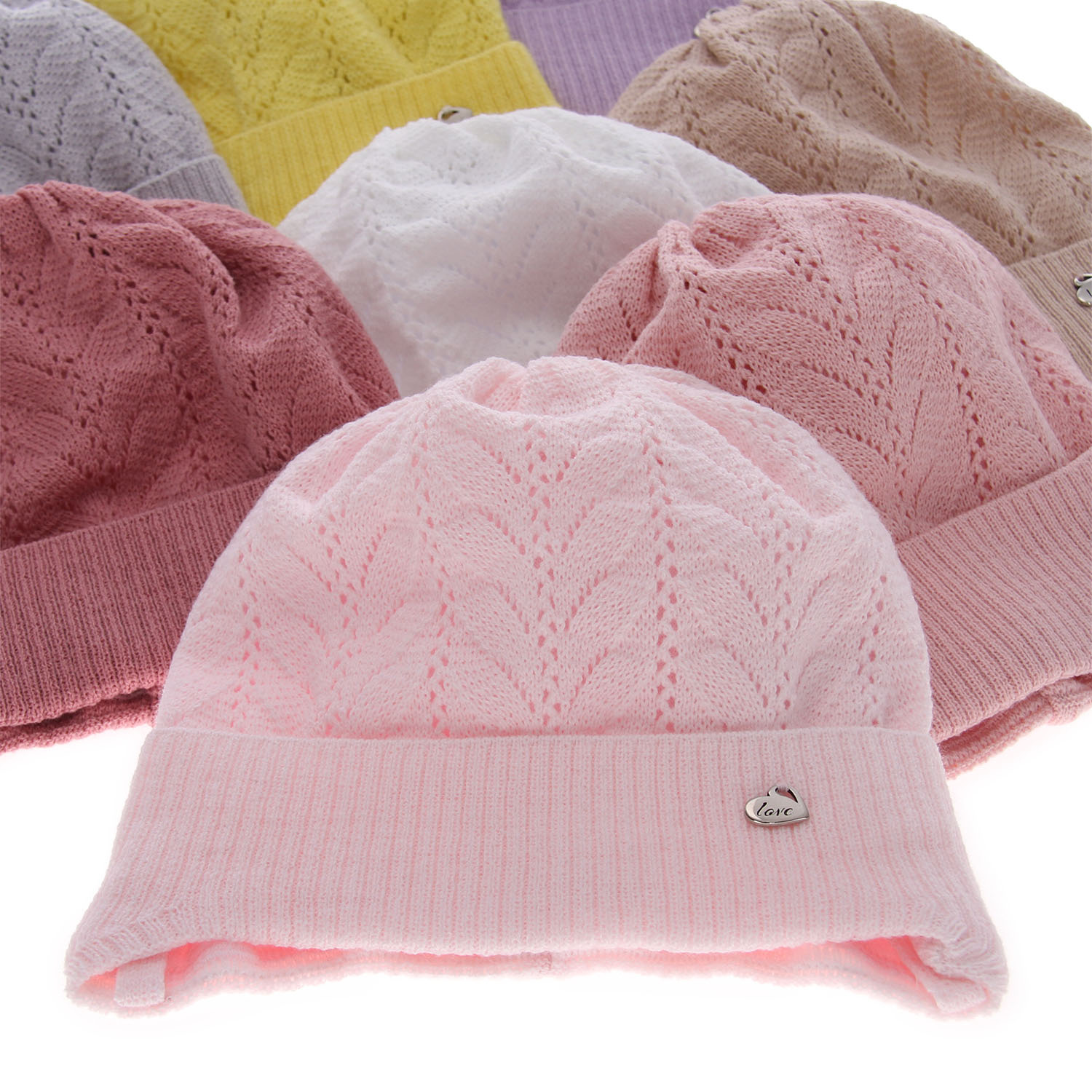 Girl's spring/ autumn hat beige Eliana with ears