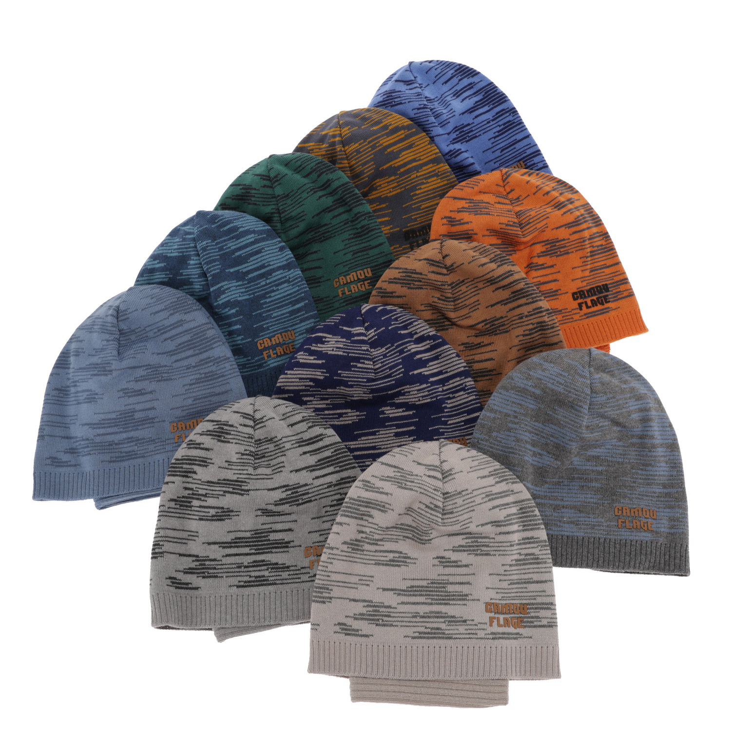 Children's autumn/ spring set: hat and tube scarf, with cotton, blue Carter