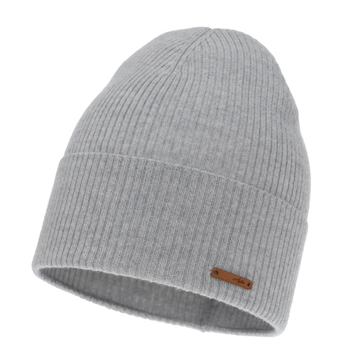 Woman's autumn, winter hat, grey, 100% merino wool, Flerra