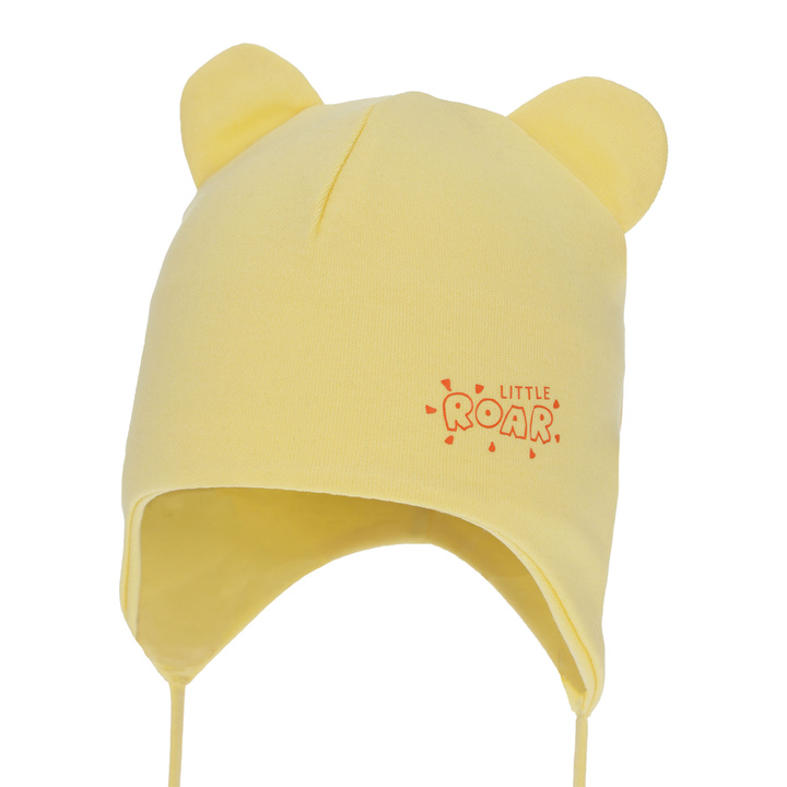 Boy's spring/ autumn hat, blue, cotton, with ears, Alrik