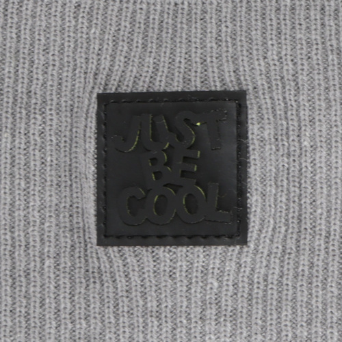 Boy's spring, autumn set: hat and tube scarf, with cotton, gray, Jonas