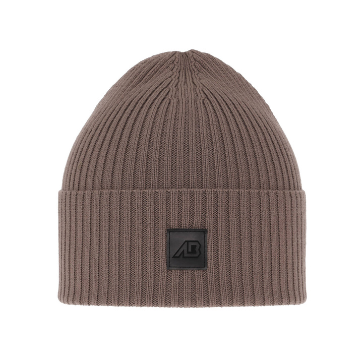 Men's spring and winter hat blue 100% extra fine merino wool Matias