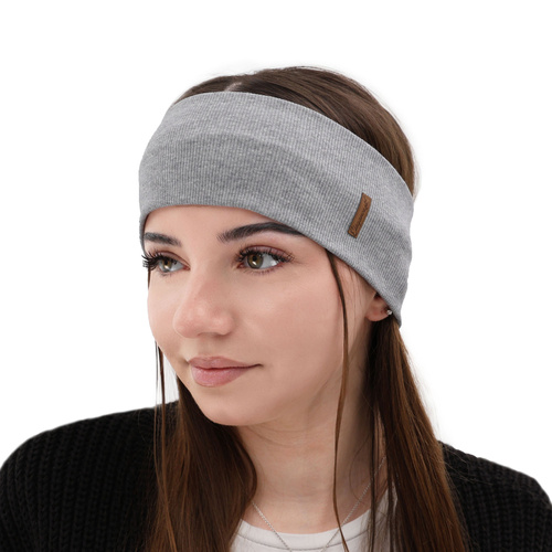 Women's spring/autumn headband beige cotton Sharon
