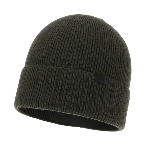 Men's winter hat, khaki, with merino wool with cashmere, Arwen