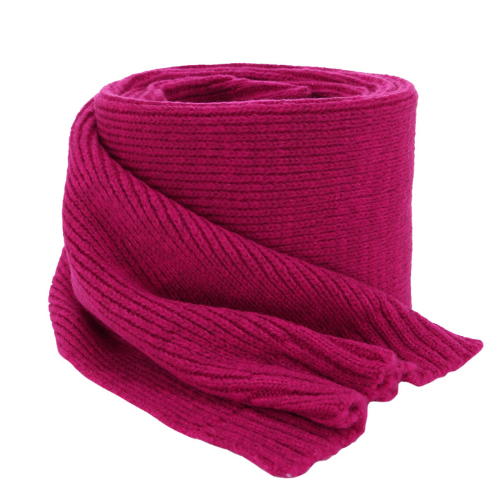 Women's winter scarf pink merino wool Loretta