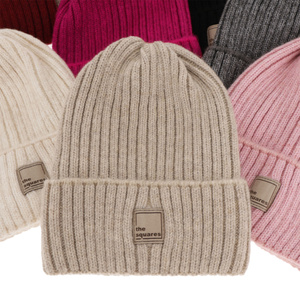 Woman's winter hat grey merino wool Benedetta