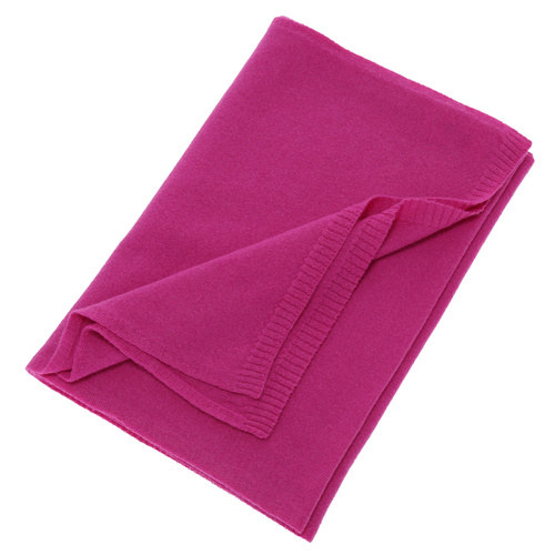 Woman's winter scarf, pink, merino wool with cashmere, Irenia