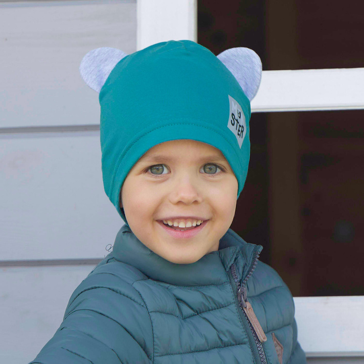 Boy's spring/ autumn hat black Jugo