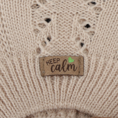 Girl's spring/autumn beret, beige, Kevira