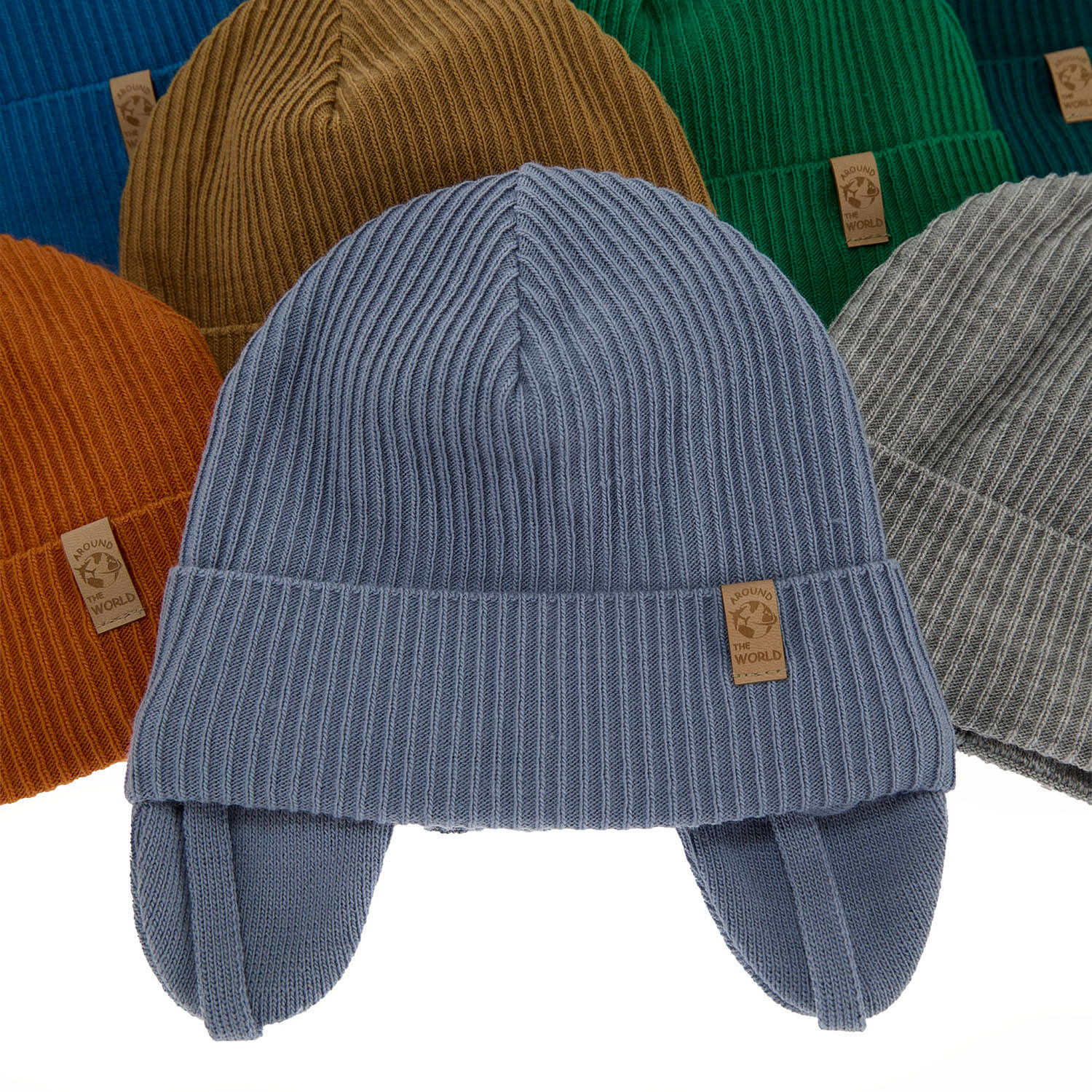 Boy's spring/ autumn hat green Kapsel