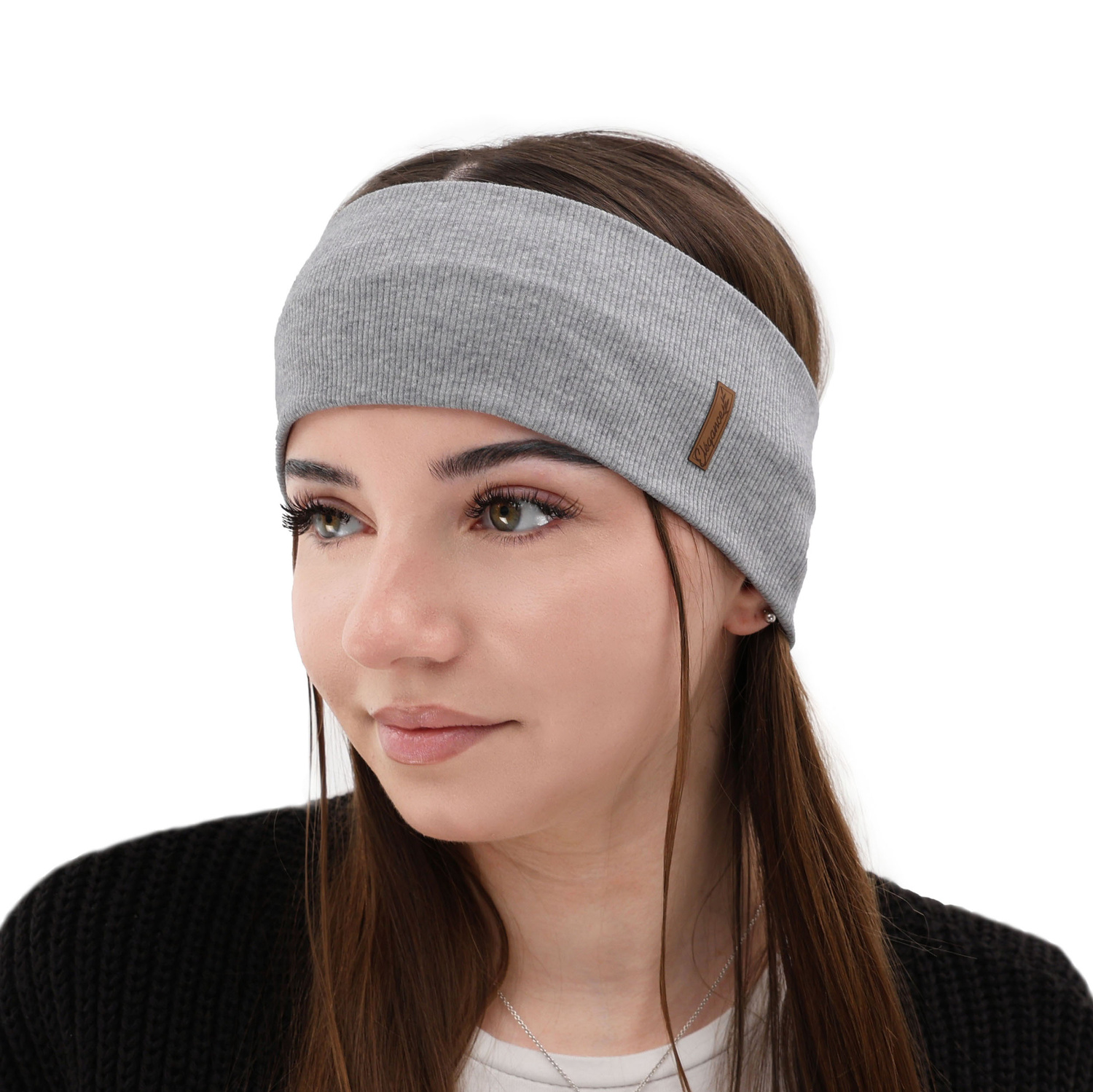 Women's spring/autumn headband beige cotton Sharon