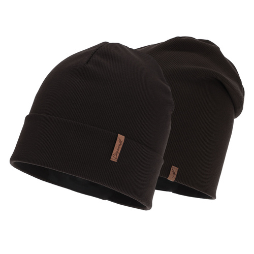 Woman's spring/ autumn hat, brown, cotton, Zenita