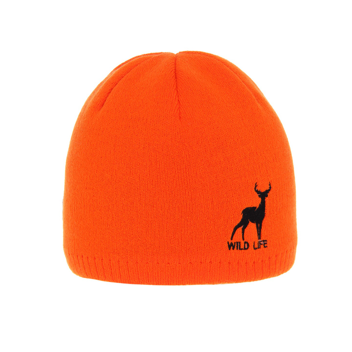 Men's winter hat orange Wild Life