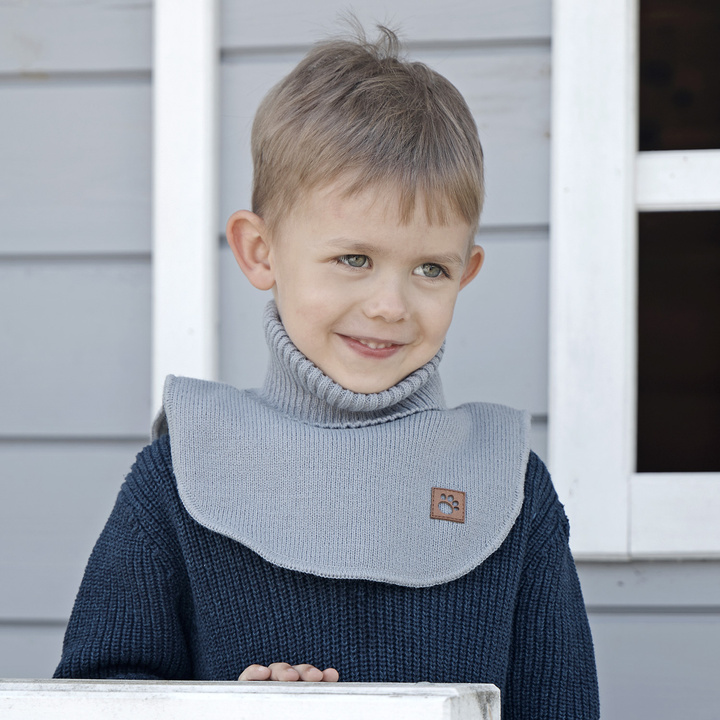 Boy's winter neckwarmer grey Somer