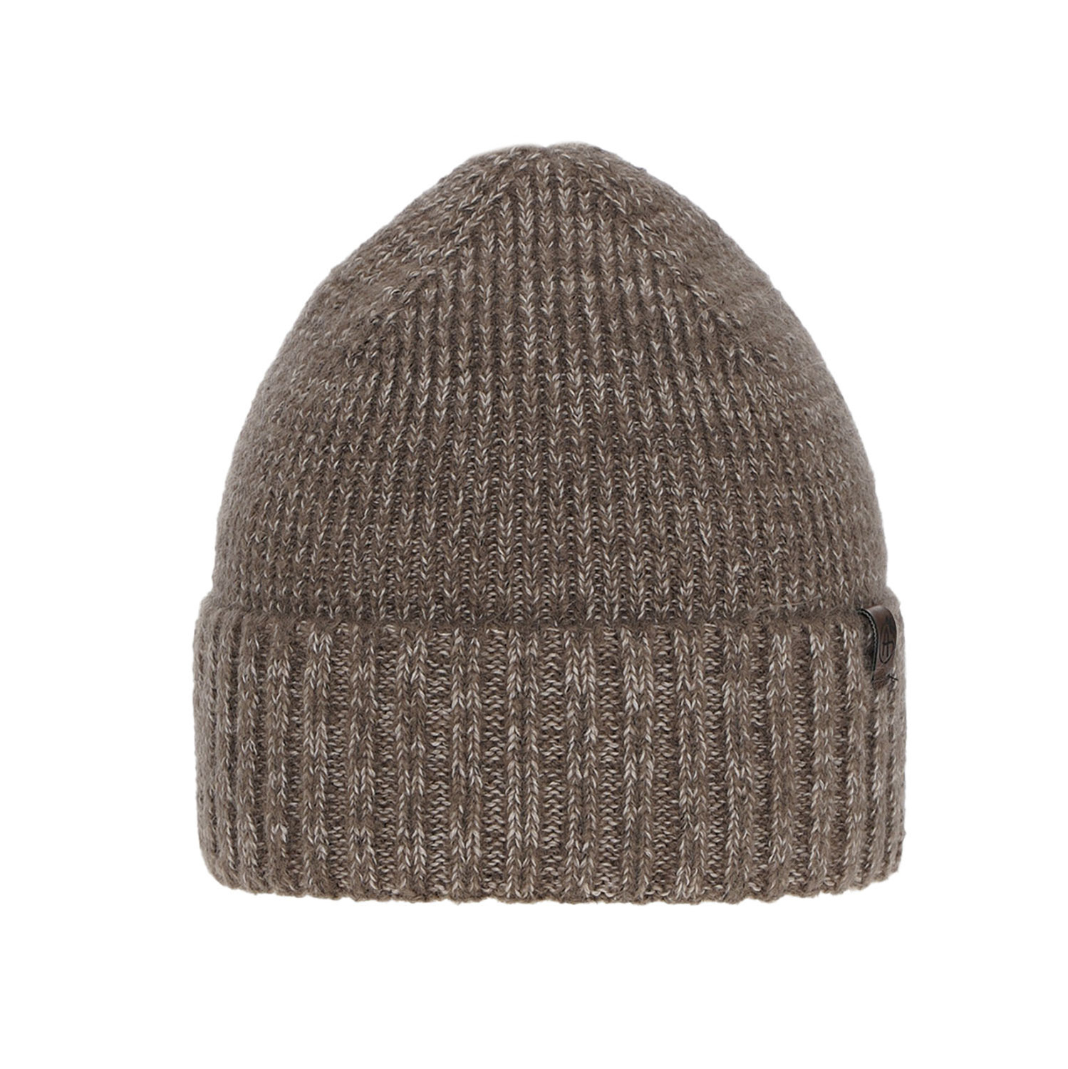Woman's winter hat - brown merino wool Alvara