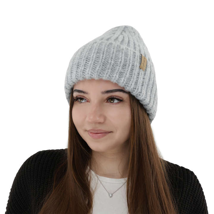 Woman's winter hat grey Caro