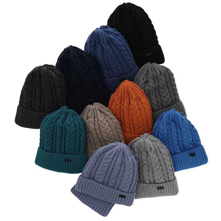 Boy's winter set: hat and tube scarf grey Colins