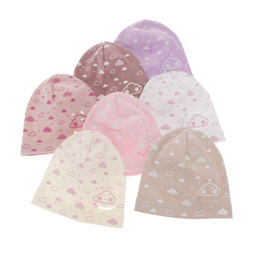 Girl's spring/ autumn hat white Klaudyna