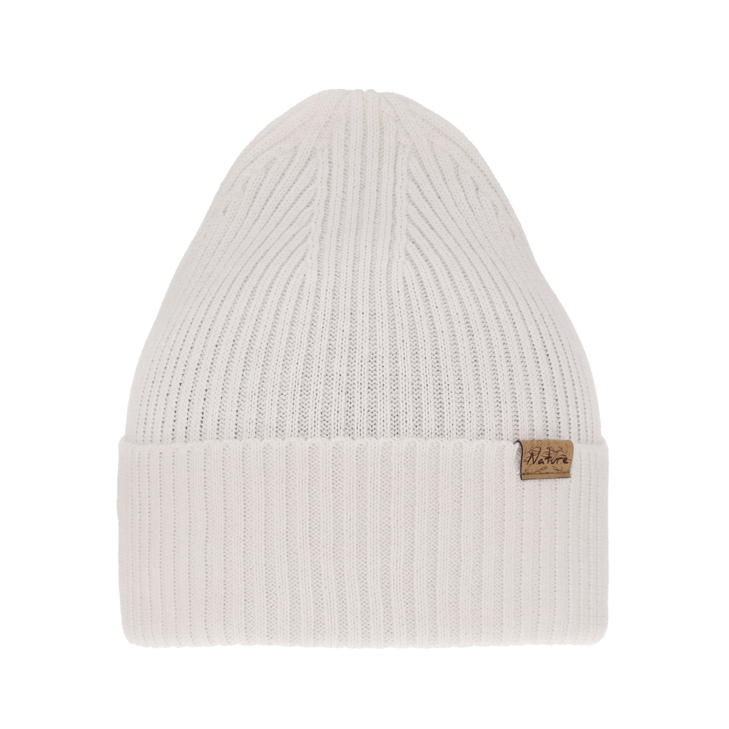 Woman's spring and winter hat, with cotton, ecru Messina