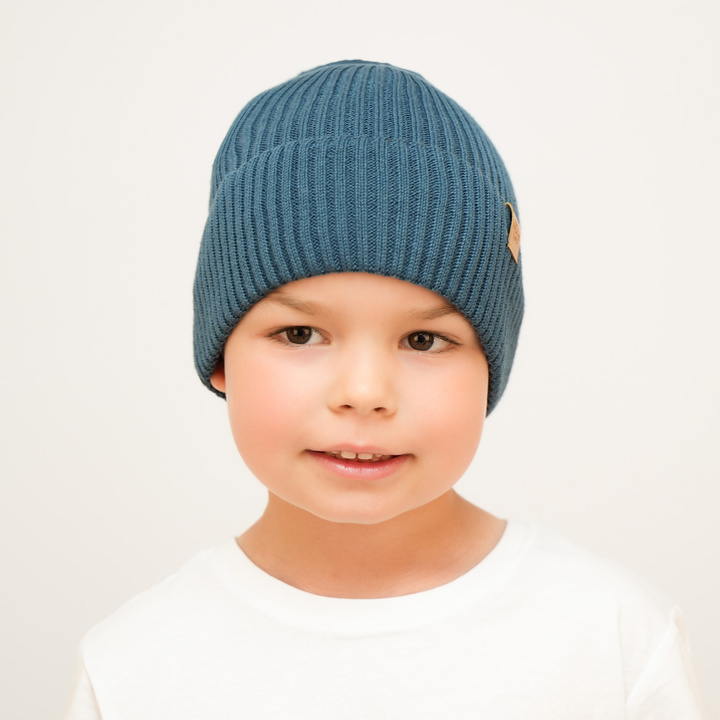 Boy's spring/ autumn hat blue Duran